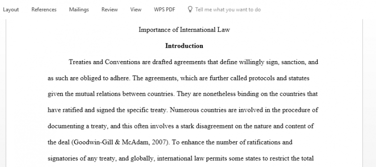 Why Is International Law Important Pdf