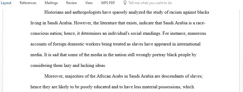 Historiography of Anti-black racism in Saudi Arabia