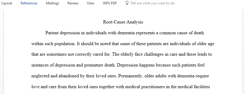 Root Cause Analysis and Safety Improvement Plan