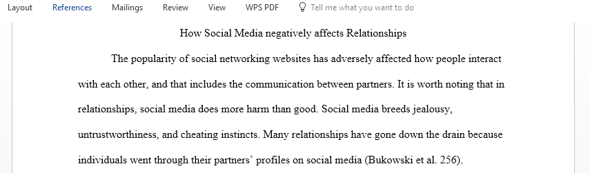 Is social media adversely affecting relationships