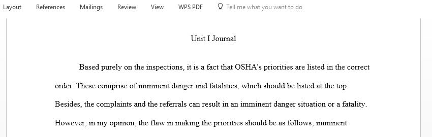 OSHA’s Field Operations Manual