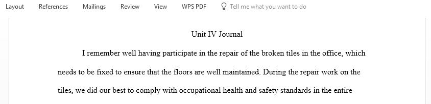 Recall a time when you or a member of your household did a home improvement or repair project, Were you or they in compliance with the standards for use of tools