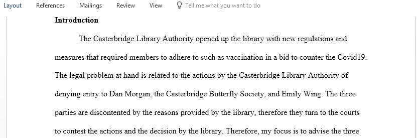 Casterbridge Butterfly Society and Emily Wing seek your advice on grounds and remedies available to them under the judicial review process