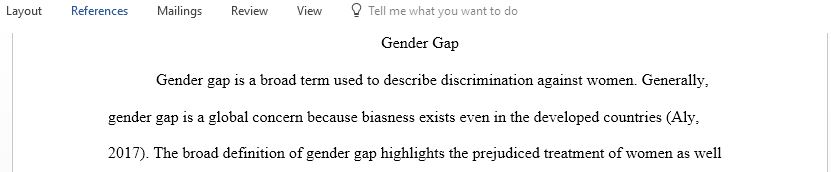 To what extent does a gender gap exist in society and what are some ways of reducing this gap