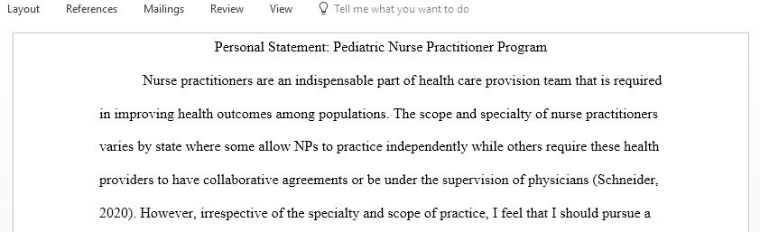 Discuss the personal qualities and attributes that you think will be useful as well as those that you feel need further development in preparation for the nursing profession