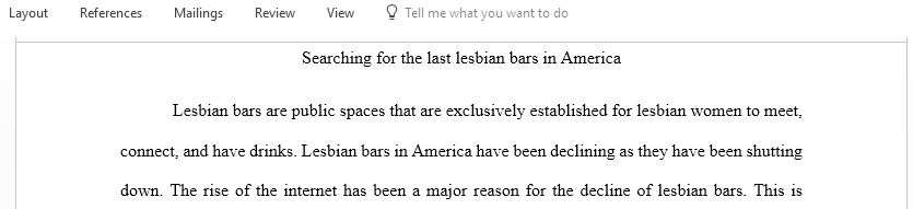 Searching for Last Lesbian Bars in America Videos analysis