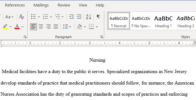 Outline The Concept of Professional Accountability as It Pertains to Nursing